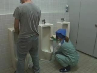 Fucking a Nippon Toilet Cleaner in Tokyo is the Hottest Porn Experience