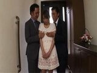 Horny Nippon, Thai, and China colleagues share their wet dreams with Tokyo desk mate's flustered wife