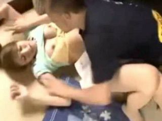 Japanese MILF and Young Neighbor Get Naughty in XXX Playroom